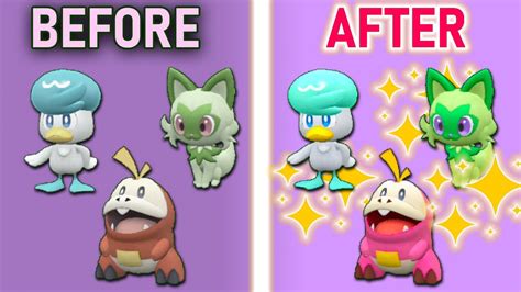 Pokemon Scarlet & Violet: How To Get Shiny Starters